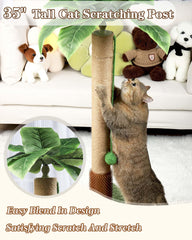 ANWA cat sisal post base stability for balanced scratching