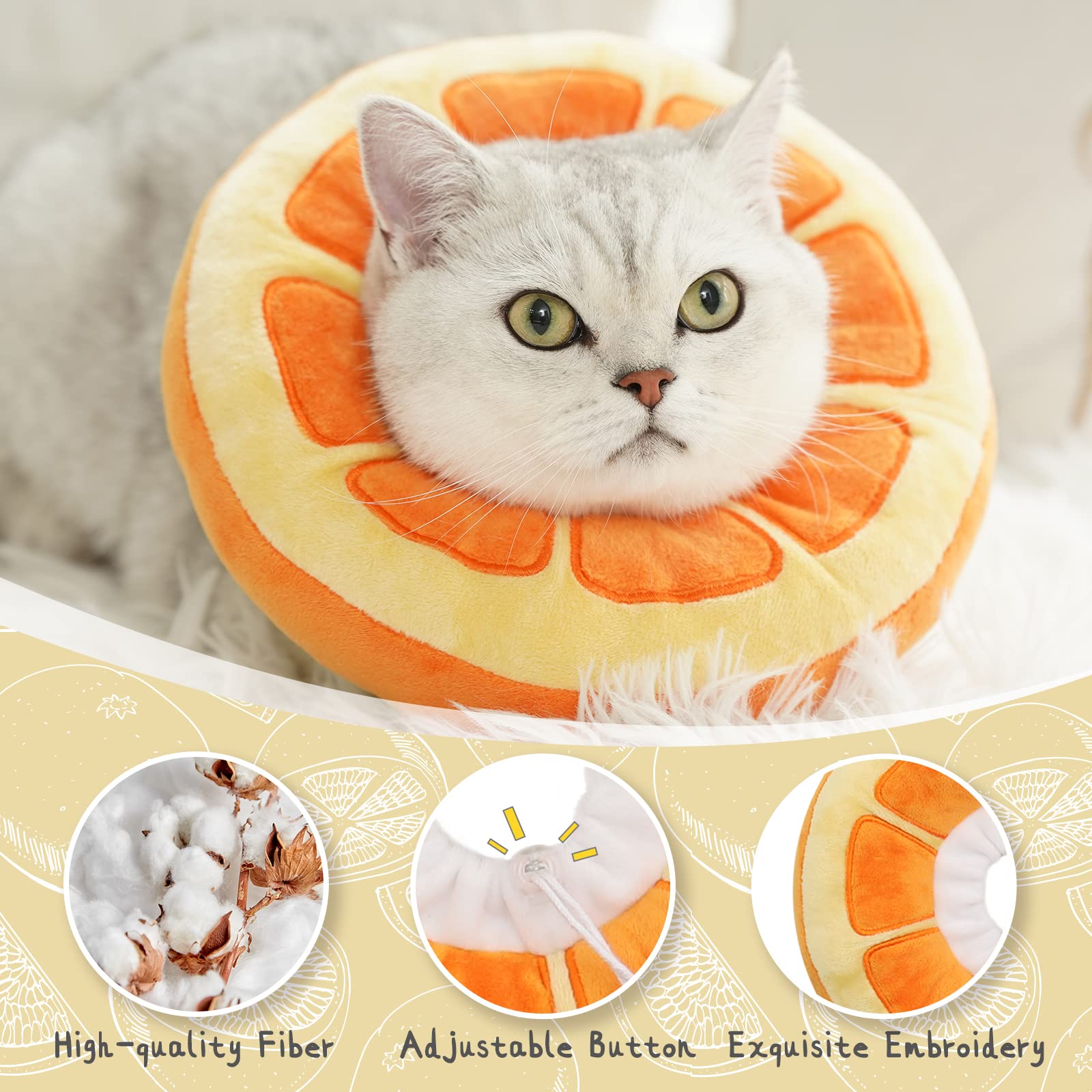 ANWA cone collar allows eating and drinking normally