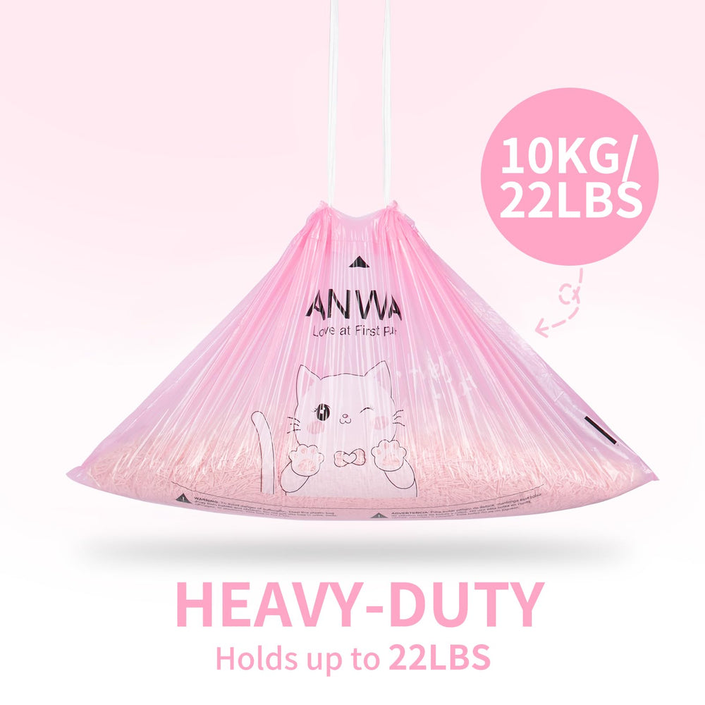 ANWA heavy-duty extra-thick liners resist tears and leaks.