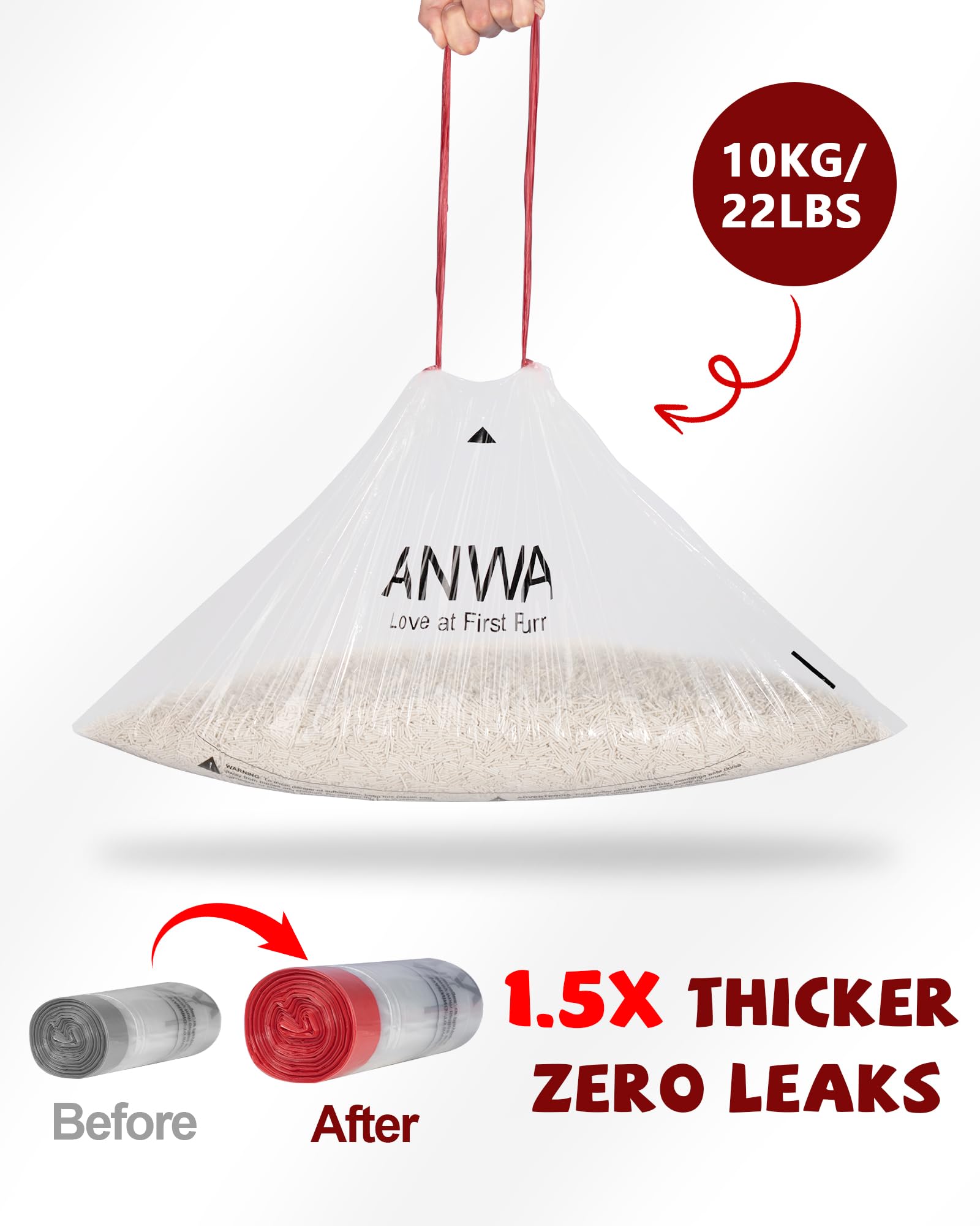 ANWA liners fit automatic litter boxes under 25 inches for secure fit