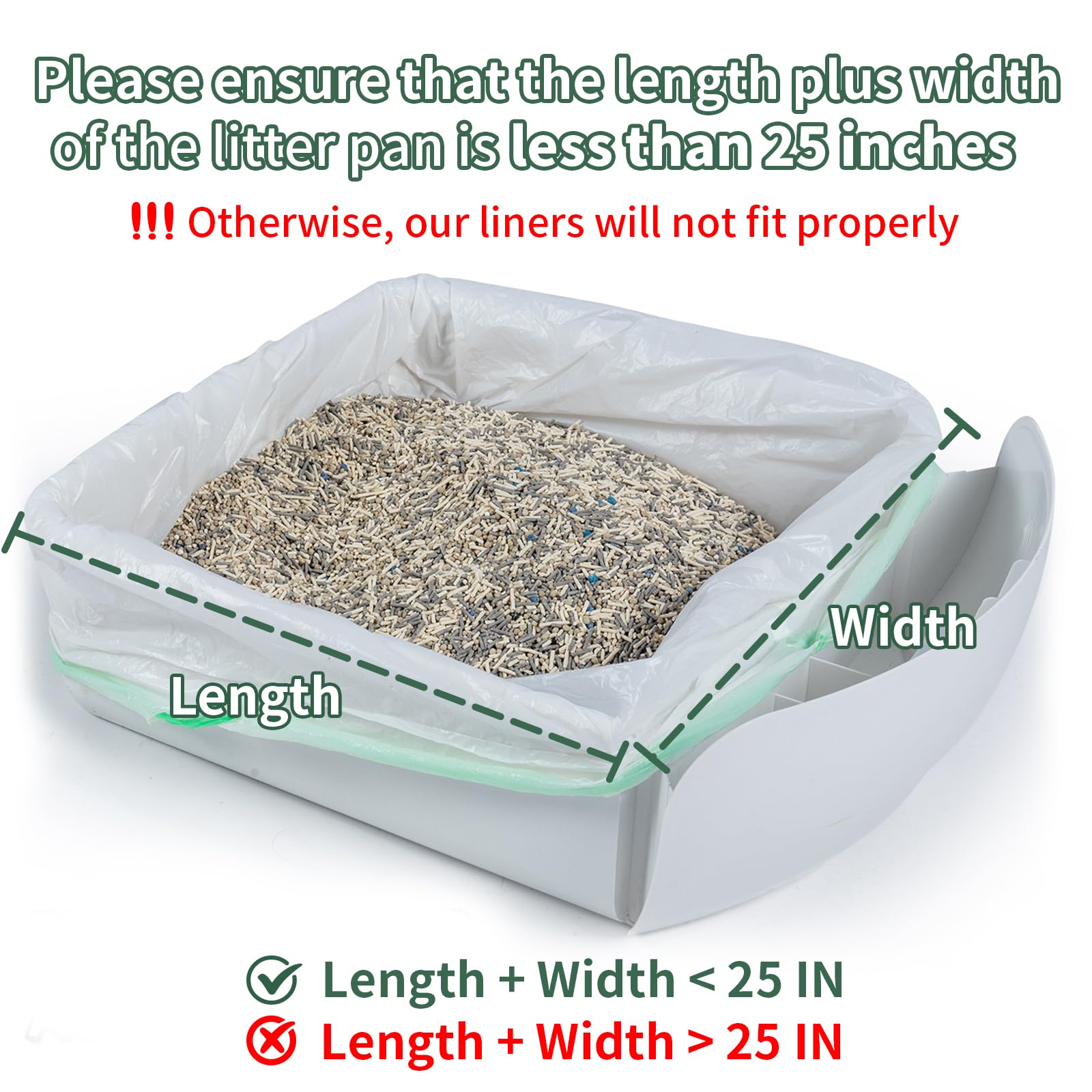 ANWA LR-series compatible litter box liners for seamless automatic box integration