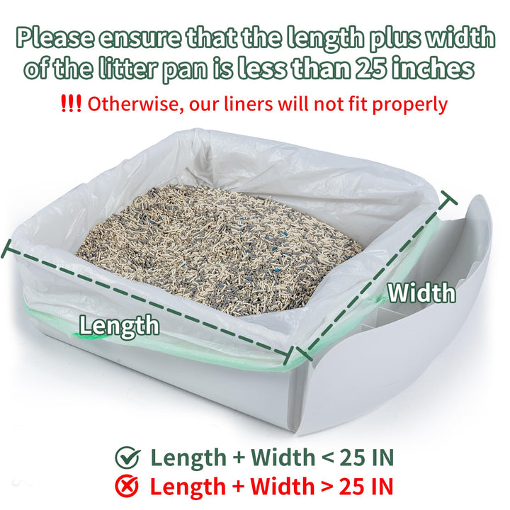 ANWA LR-series compatible litter box liners for seamless automatic box integration