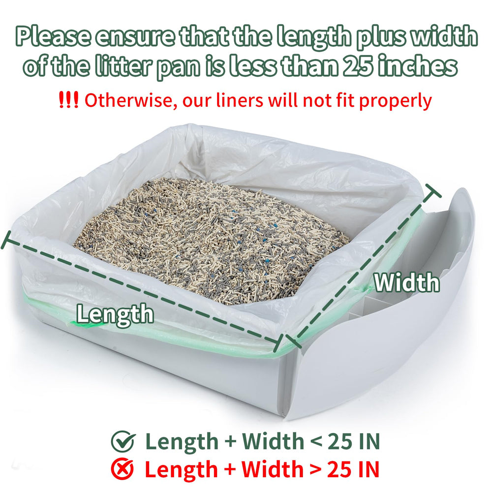 ANWA LR-series compatible litter box liners for seamless automatic box integration