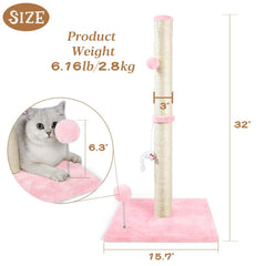 ANWA reinforced base supports vigorous scratching sessions without tipping