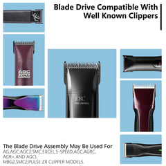 ANYSONIC blade-drive lever with metal bar strengthens the clipper