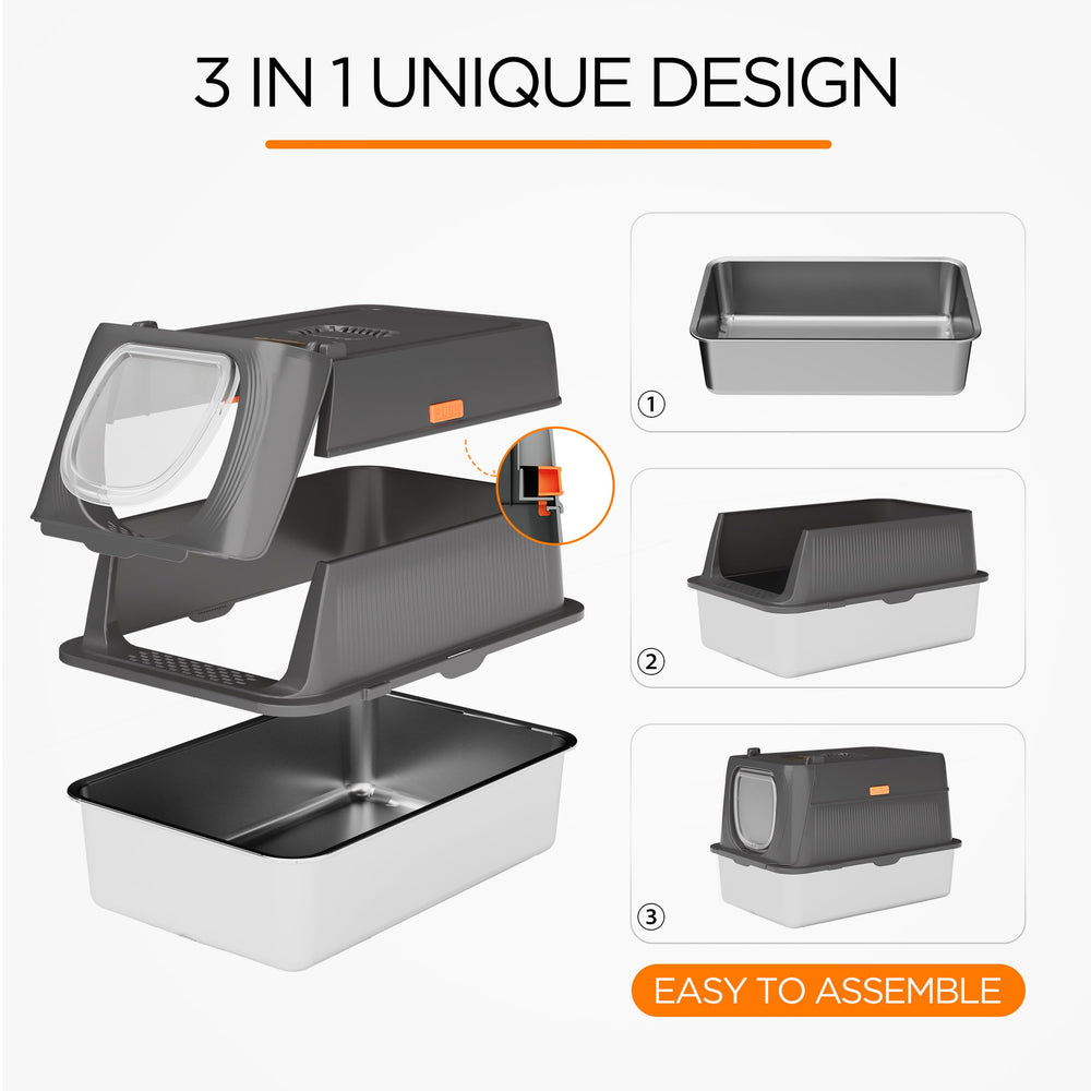 Anywish stainless steel base features a non-stick bottom for easy cleaning.