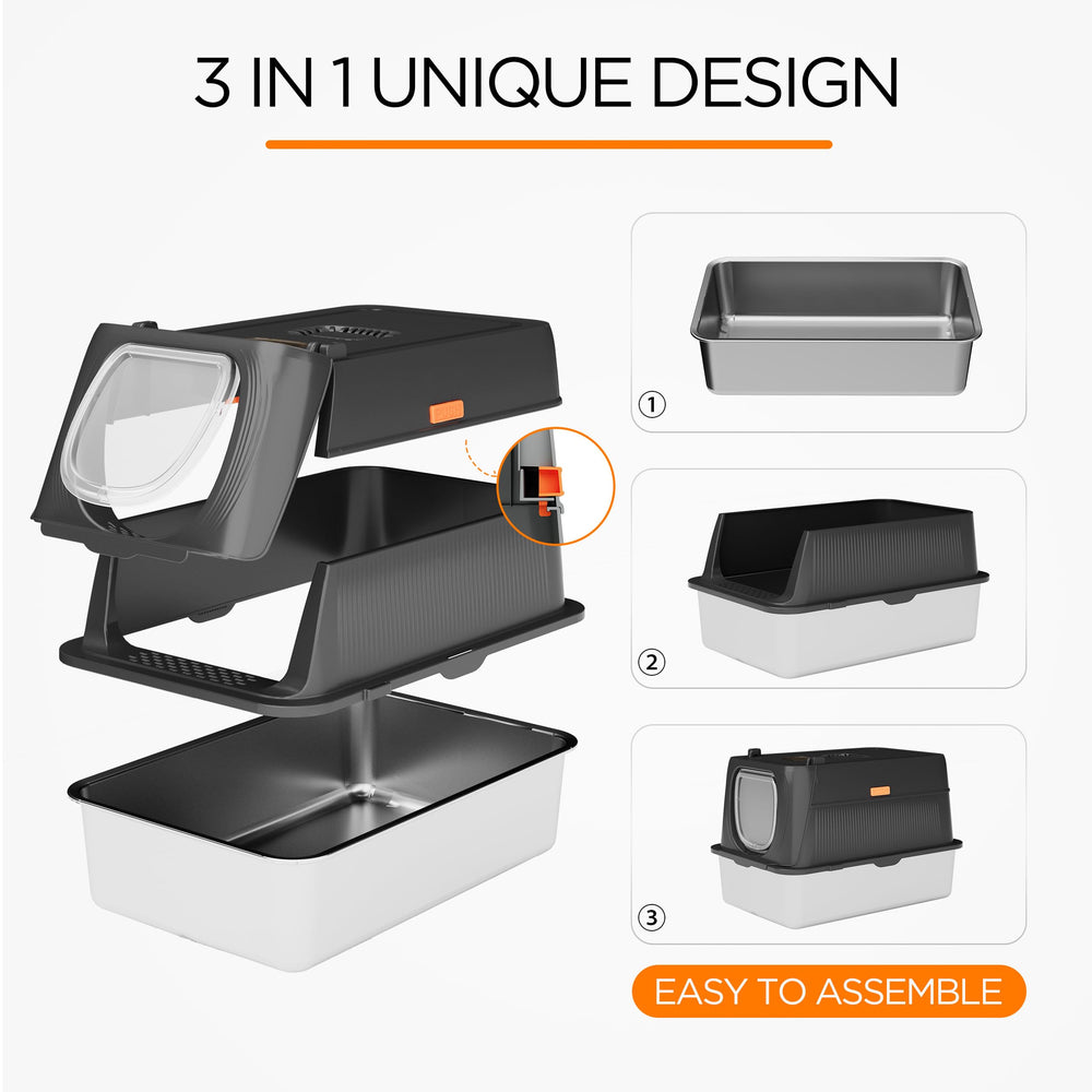 Anywish durable stainless steel interior resists rust and scratches for lasting use.