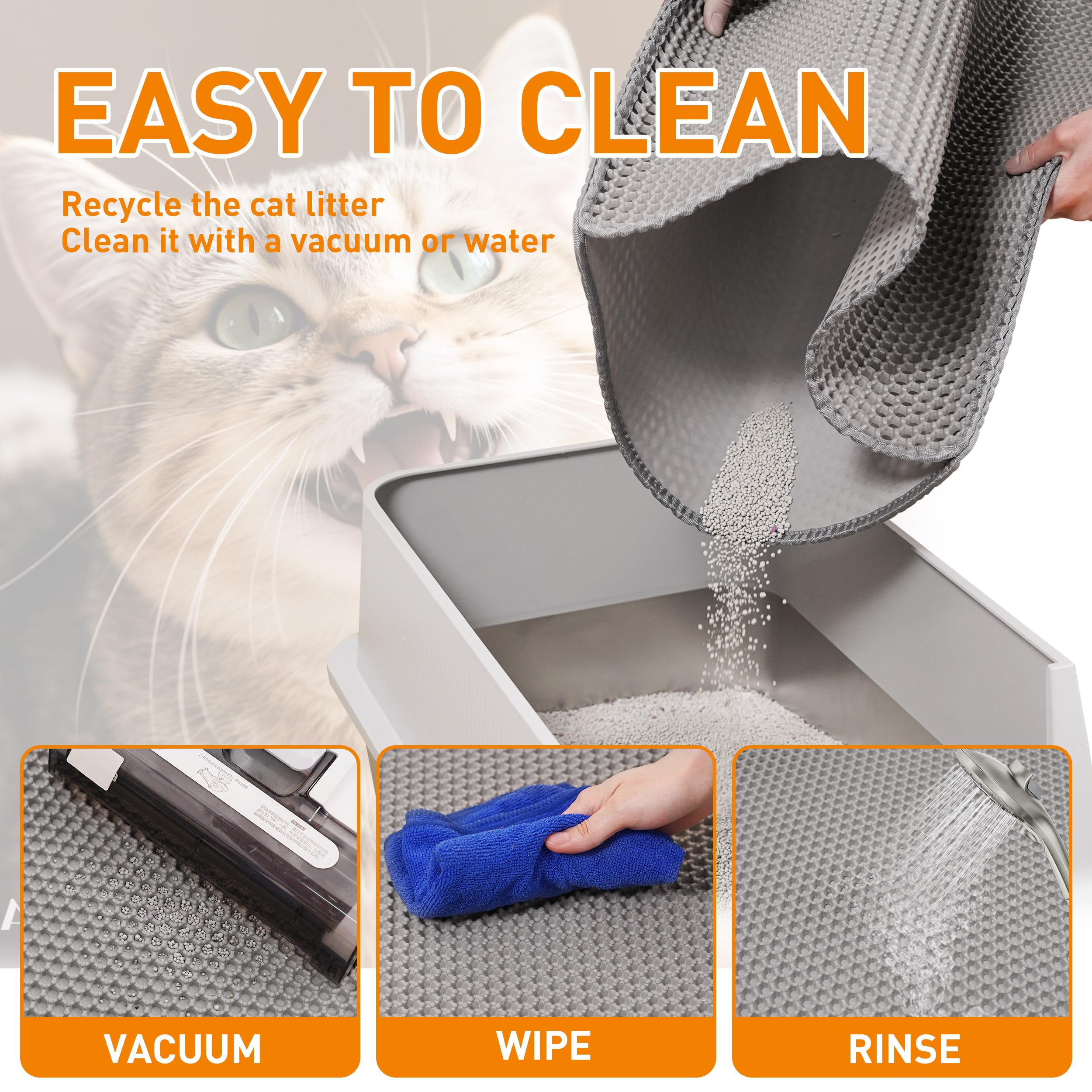 Anywish waterproof bottom layer protects floors from urine and spills