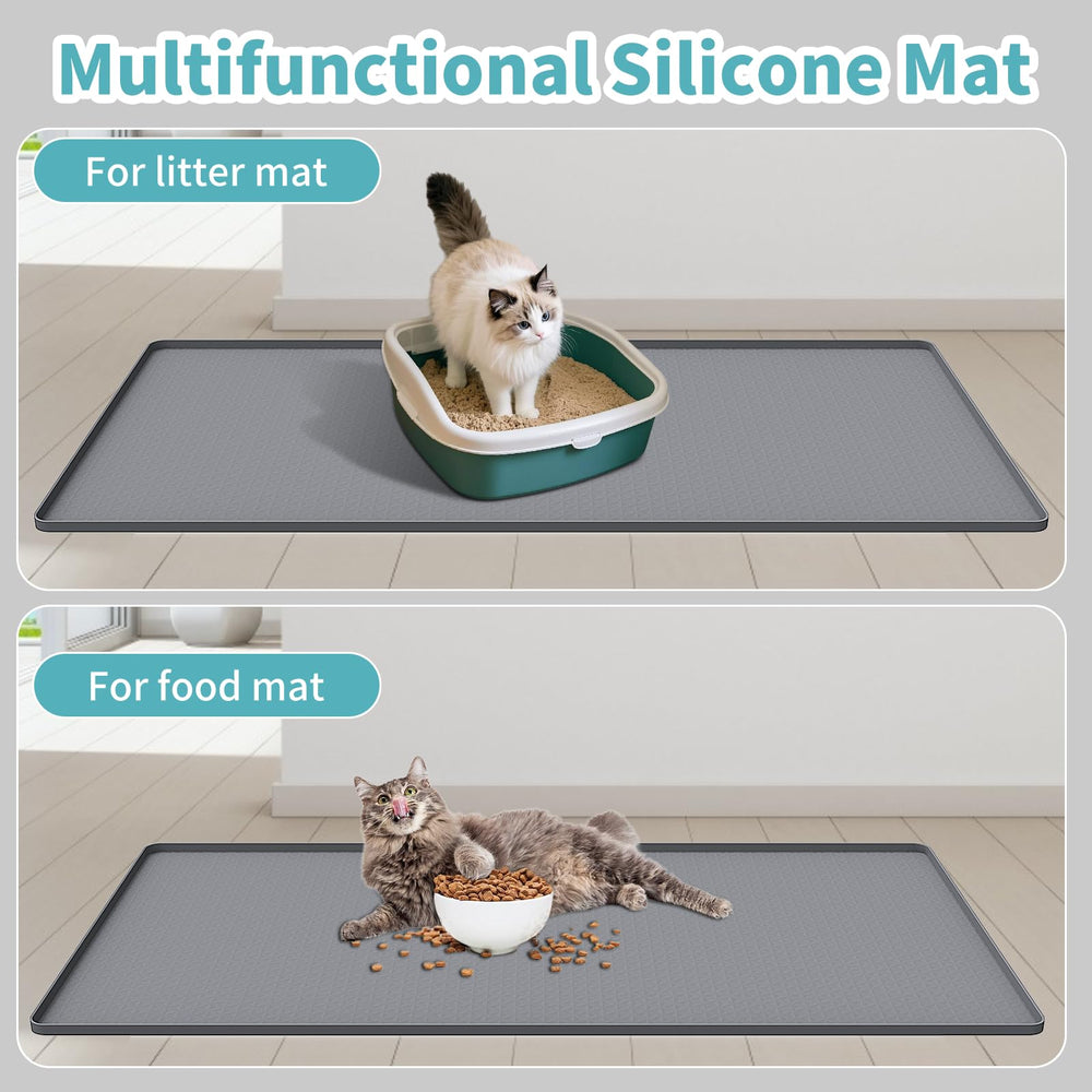 Anzfy mat is ideal for multi-cat homes with large litter box setups.