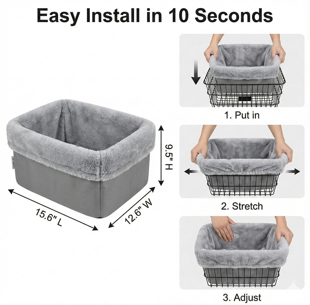 ANZOME liner is machine washable for easy cleaning.