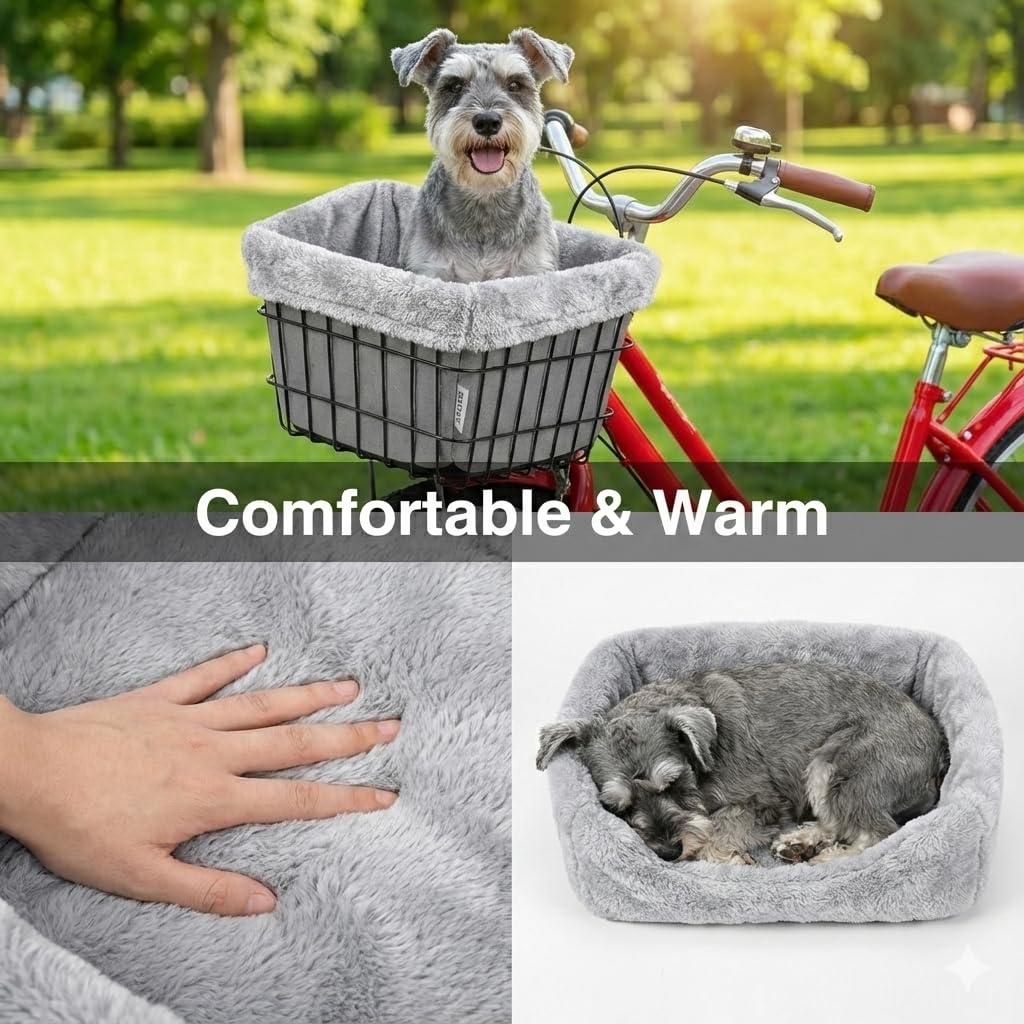 ANZOME liner features a safety slit to clip to your dog's collar.