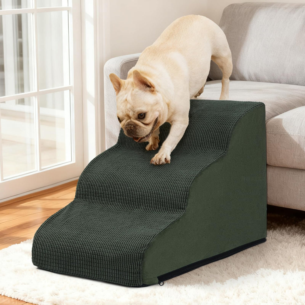 Aodisman 4-step bed-height stairs extend access to higher beds.