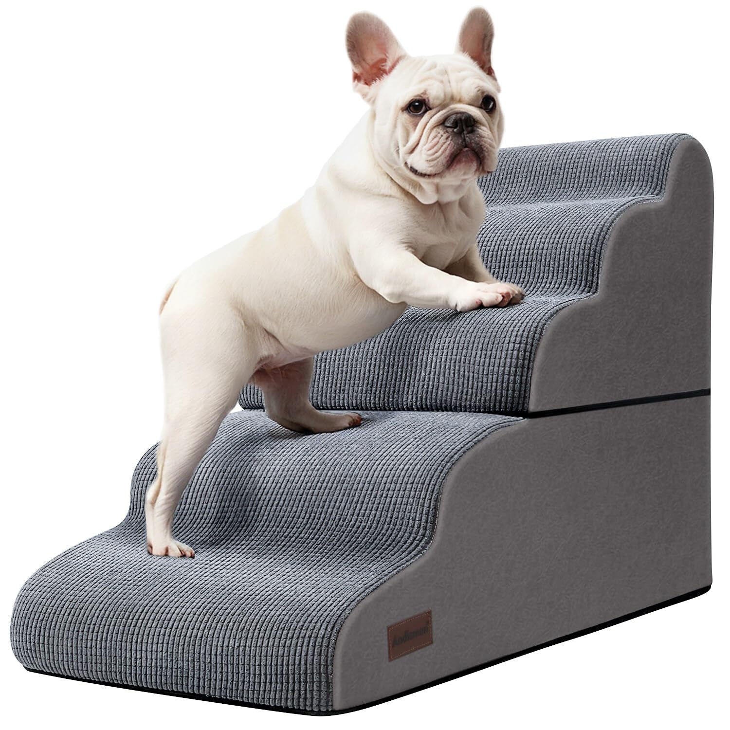 Aodisman 5-step dog stairs for high beds enabling easy access for small dogs