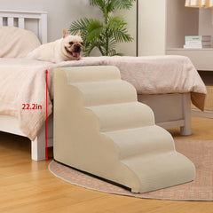 Aodisman stairs surface with non-slip fabric for secure footing