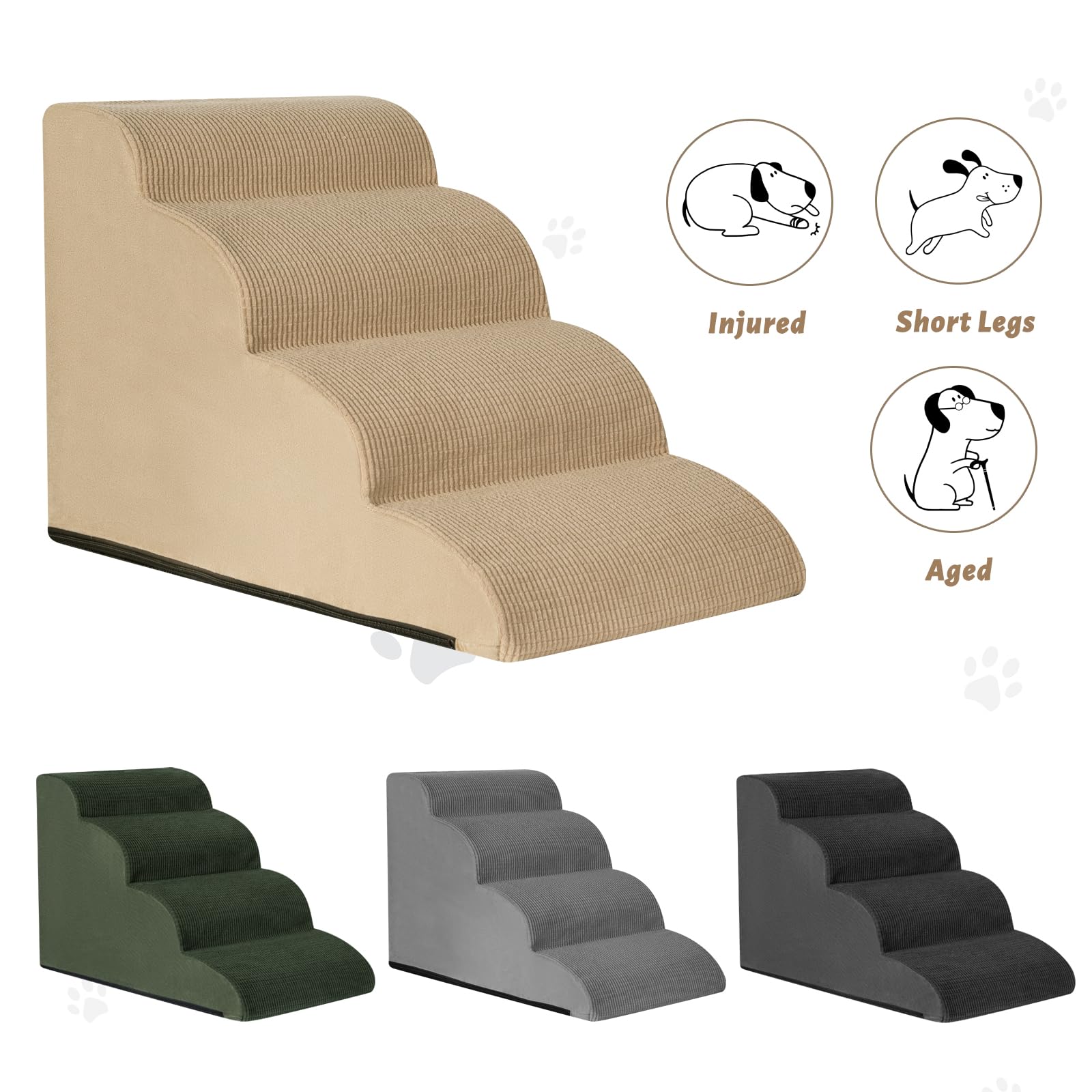 Aodisman compact indoor stairs designed to fit by bed or sofa