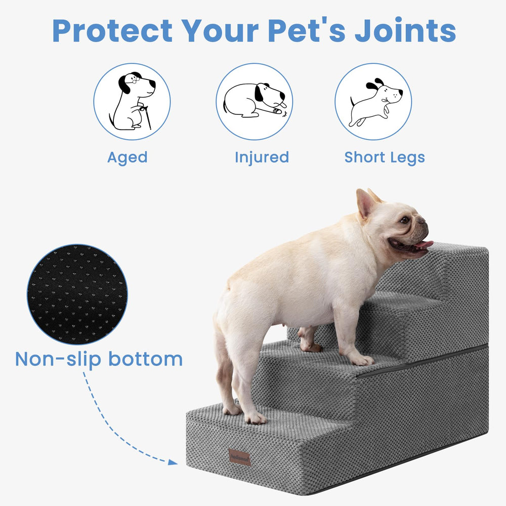 Aodisman anti-slip base keeps stairs secure on slick floors