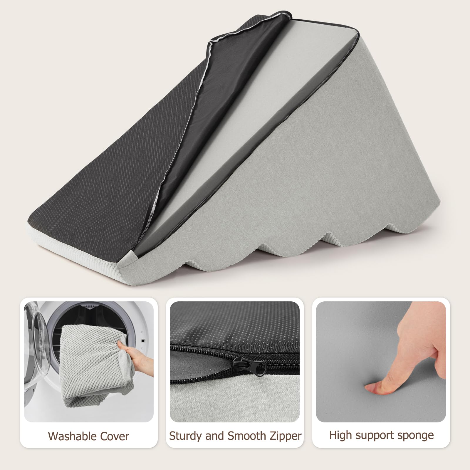 Aodisman dog stairs five-step height suitable for tall beds and elevated surfaces.
