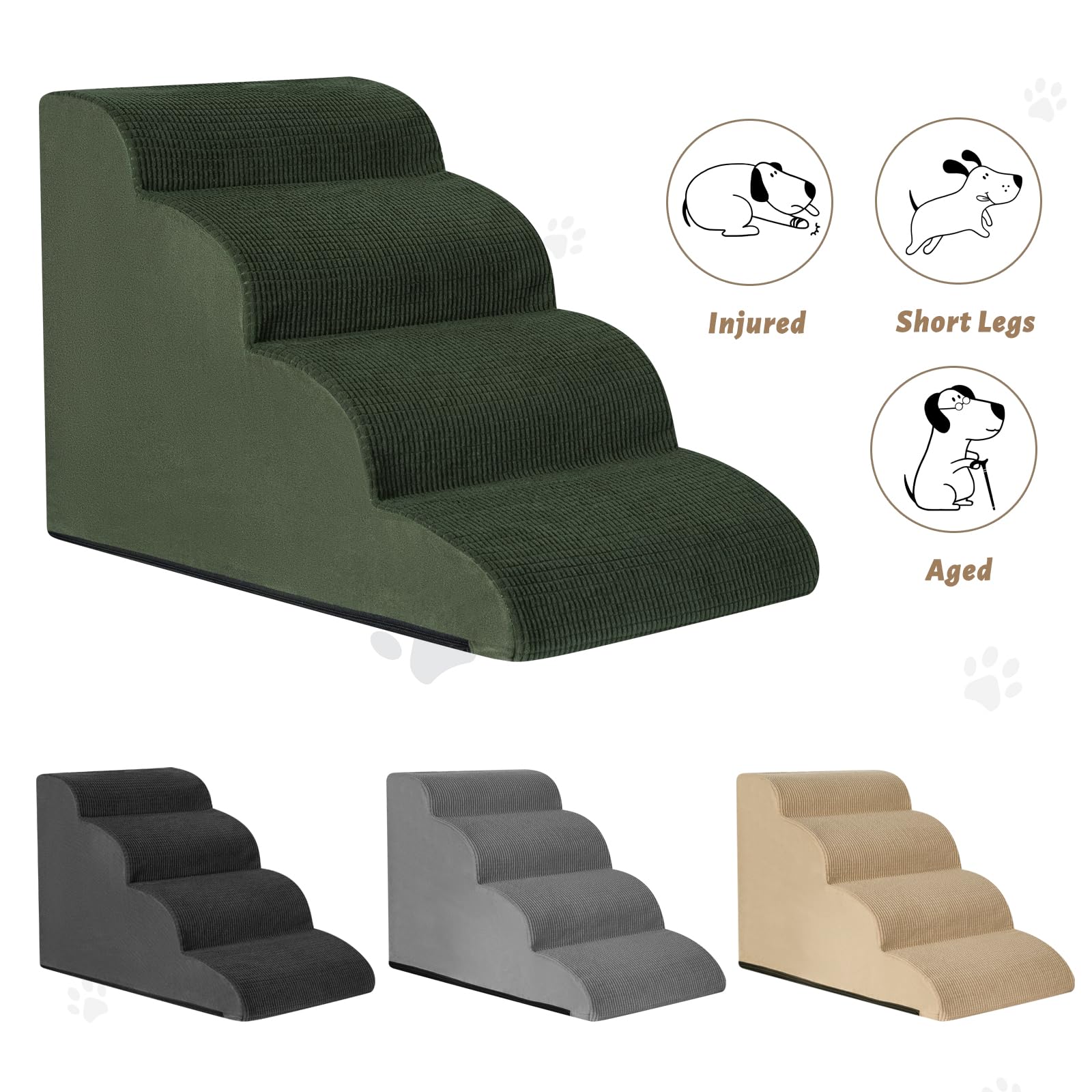 Aodisman curved ramp reduces impact on joints during ascent.