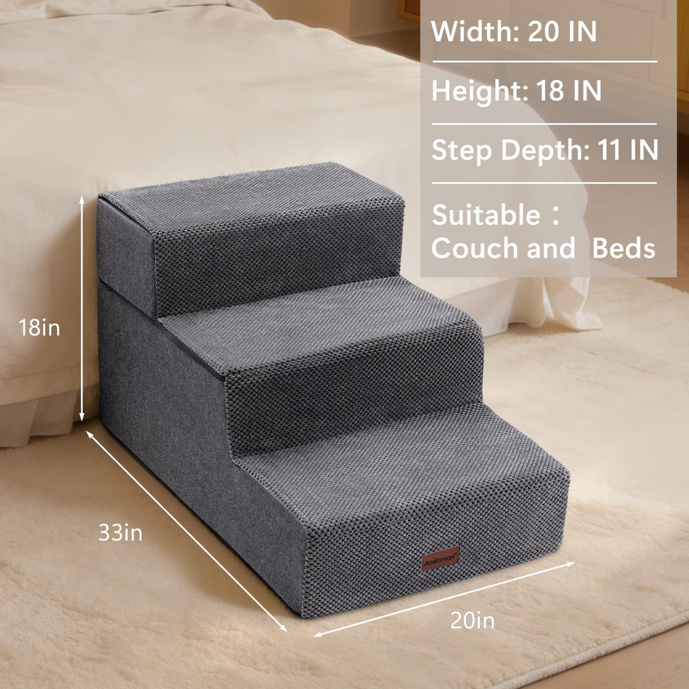AODISMAN grey fabric complements home decor while helping dogs