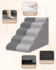 Aodisman dog stairs ships vacuum compressed for easy transport.