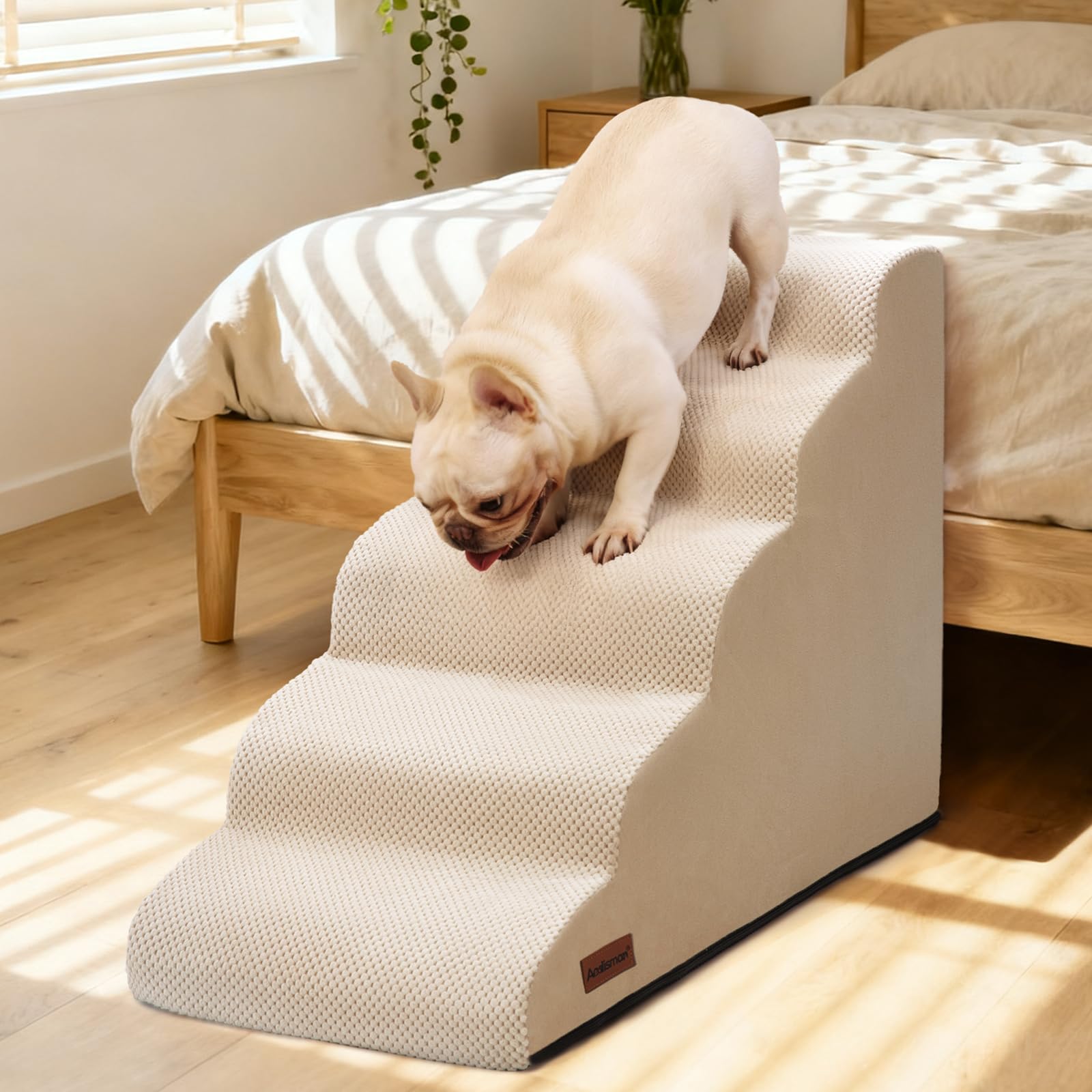 Aodisman dog stairs arriving vacuum-packed for transport