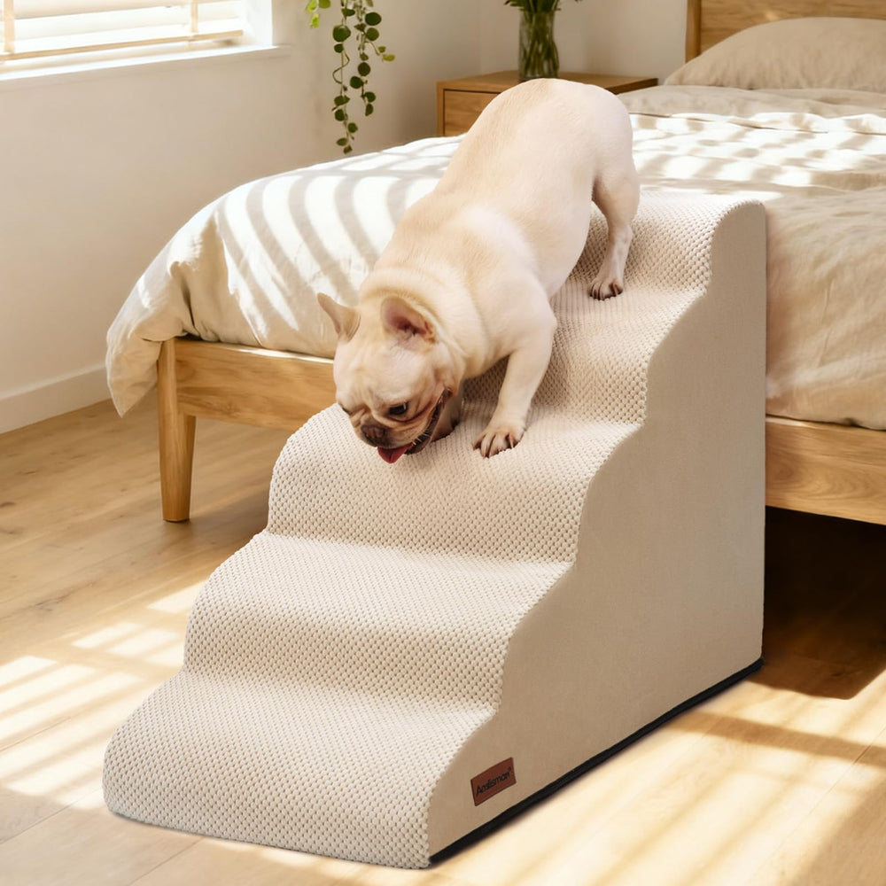 Aodisman dog stairs arriving vacuum-packed for transport