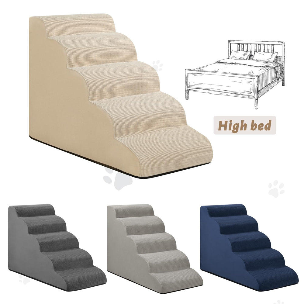 Removable washable cover on Aodisman pet stairs