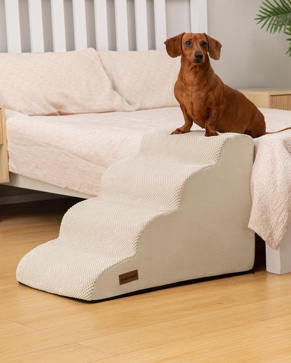 Aodisman non-slip bottom stairs provide stable footing on smooth floors.