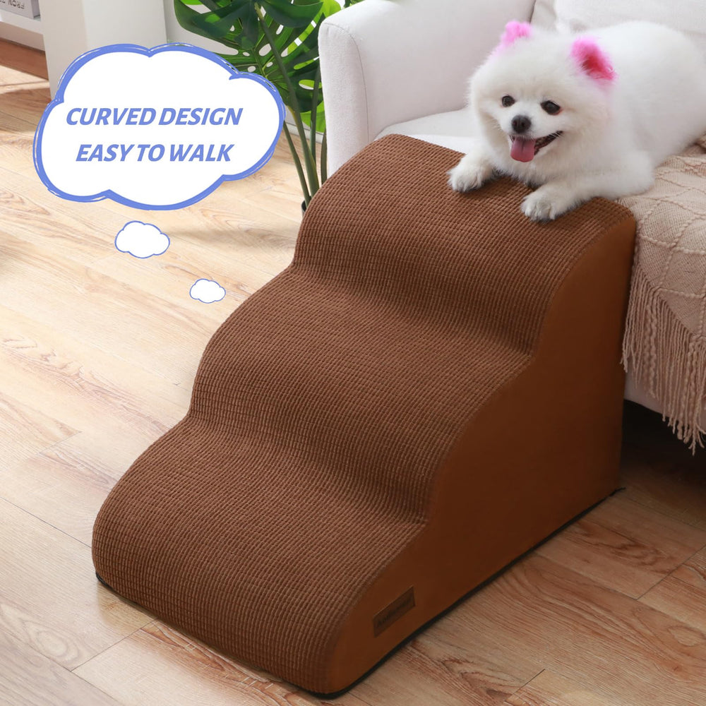 Aodisman high-rebound foam dog stairs offer supportive climbs for pets.