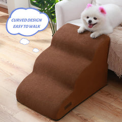 Aodisman high-rebound foam dog stairs offer supportive climbs for pets.