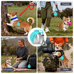 AOFANPET soft silicone bowl expands instantly for water or snacks