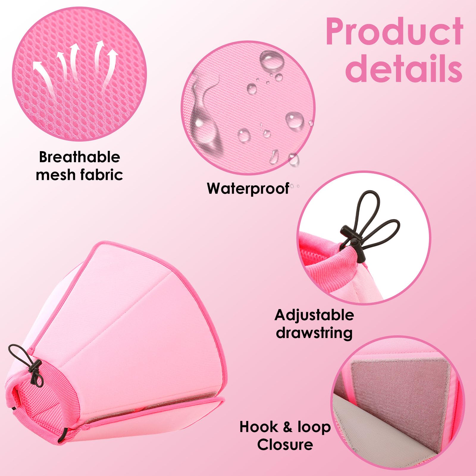 AOFITEE breathable fabric neck area supports gentle contact