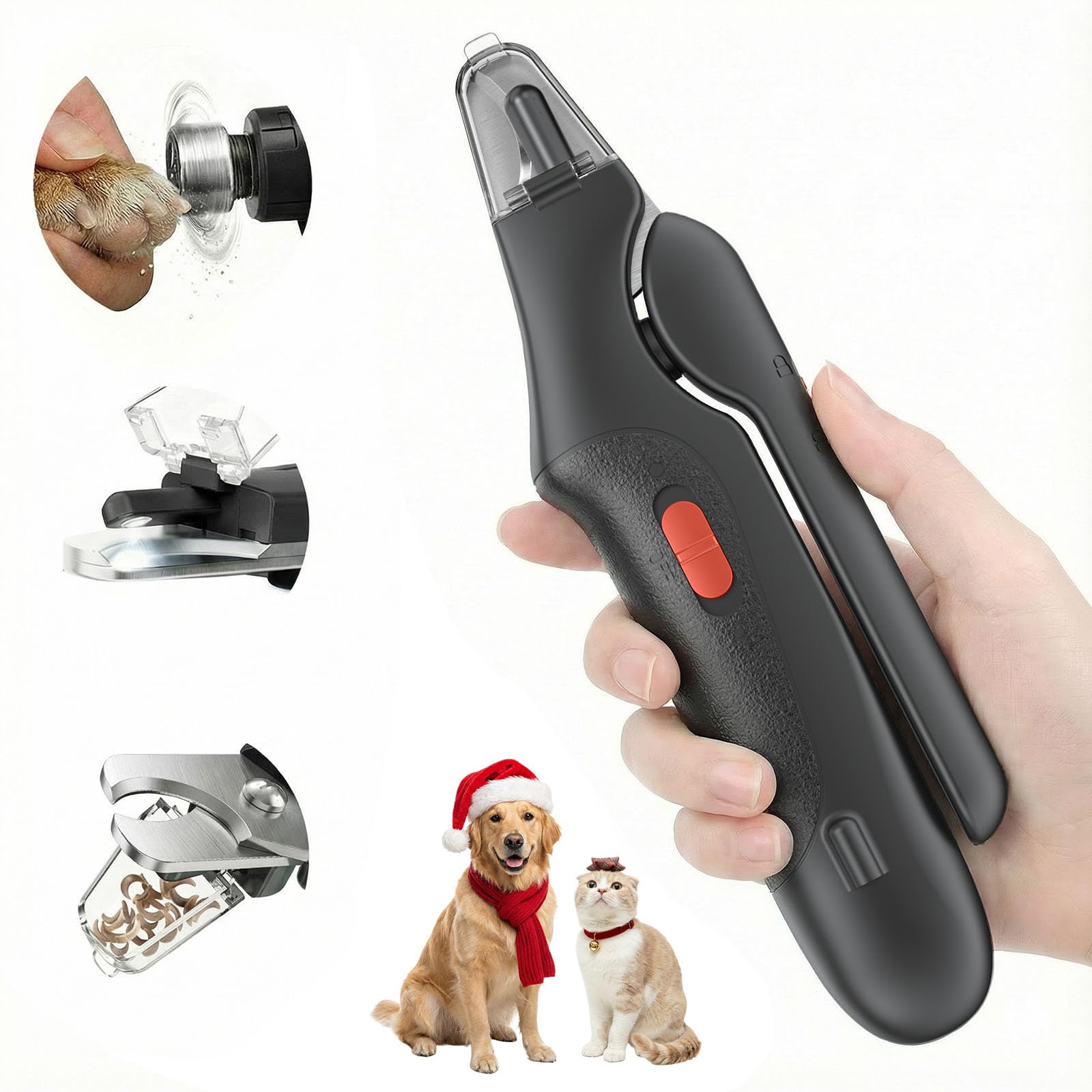 Aoioploa 2in1 nail trimmer for dogs and cats, versatile grooming tool.
