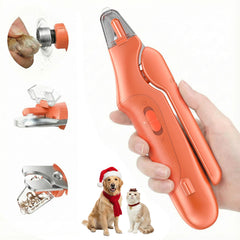 Aoioploa 2-in-1 nail trimmer for dogs and cats with grinder