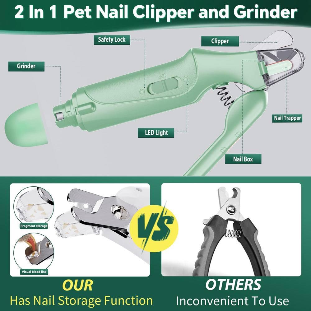 Aoioploa compact 2-in-1 tool for dogs and cats at home