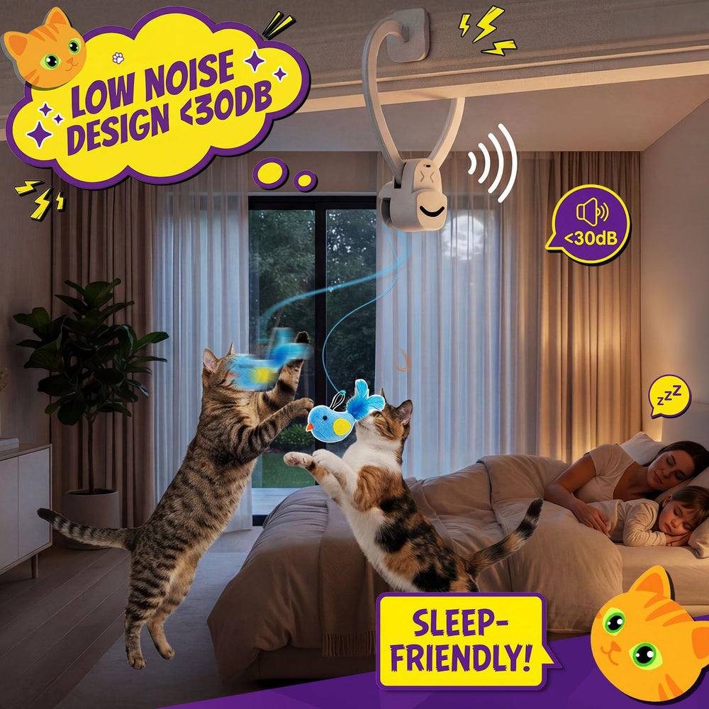Aoioploa replaceable-bird-attachment refreshes curiosity with new play