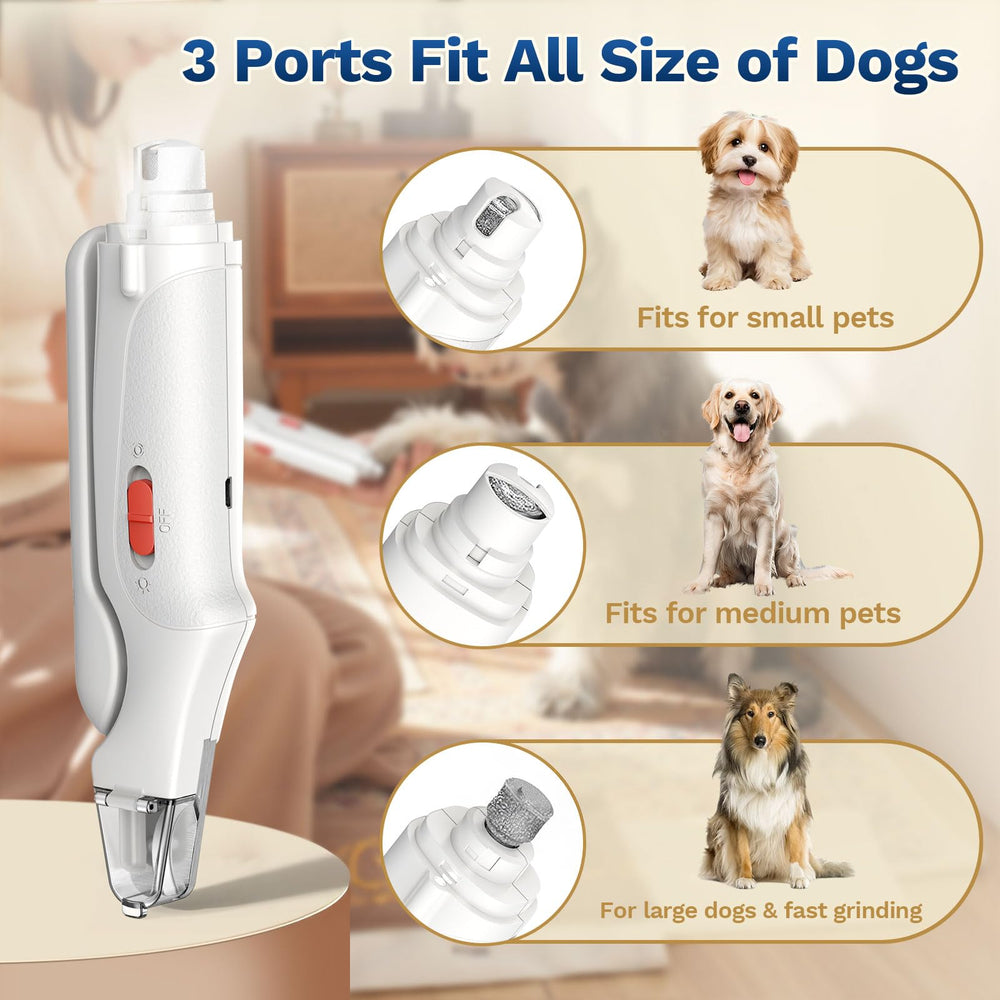 Aoioploa USB Type-C rechargeable paw trimmer for convenient charging.