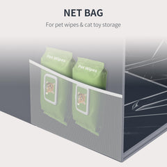 Removable waterproof mats included with Aokeyee enclosure for cleaning