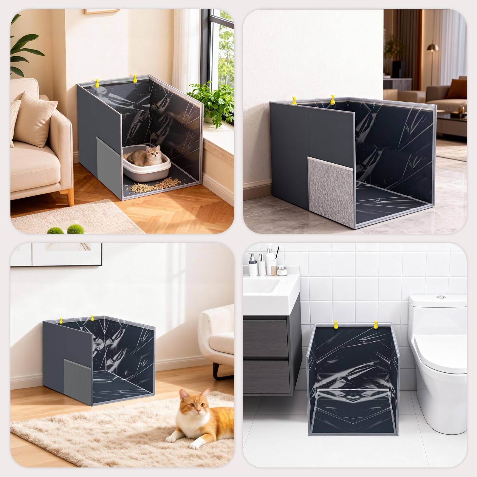 Aokeyee waterproof PVC mat panel easy to clean and reuse