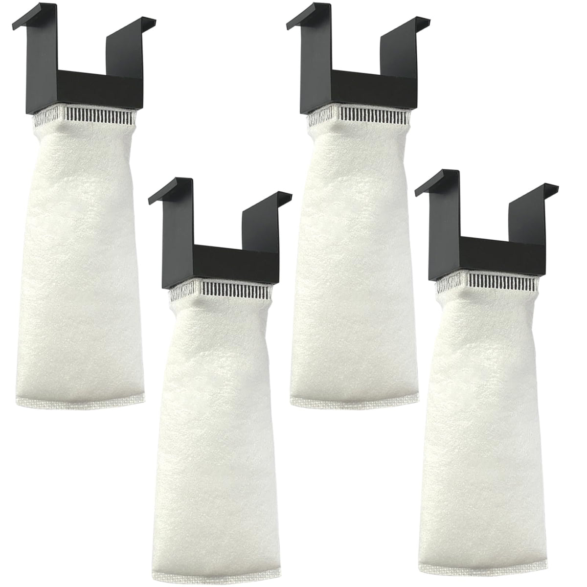 Aolleteau 4-pack 200 micron filter socks ready for Nuvo Fusion use.
