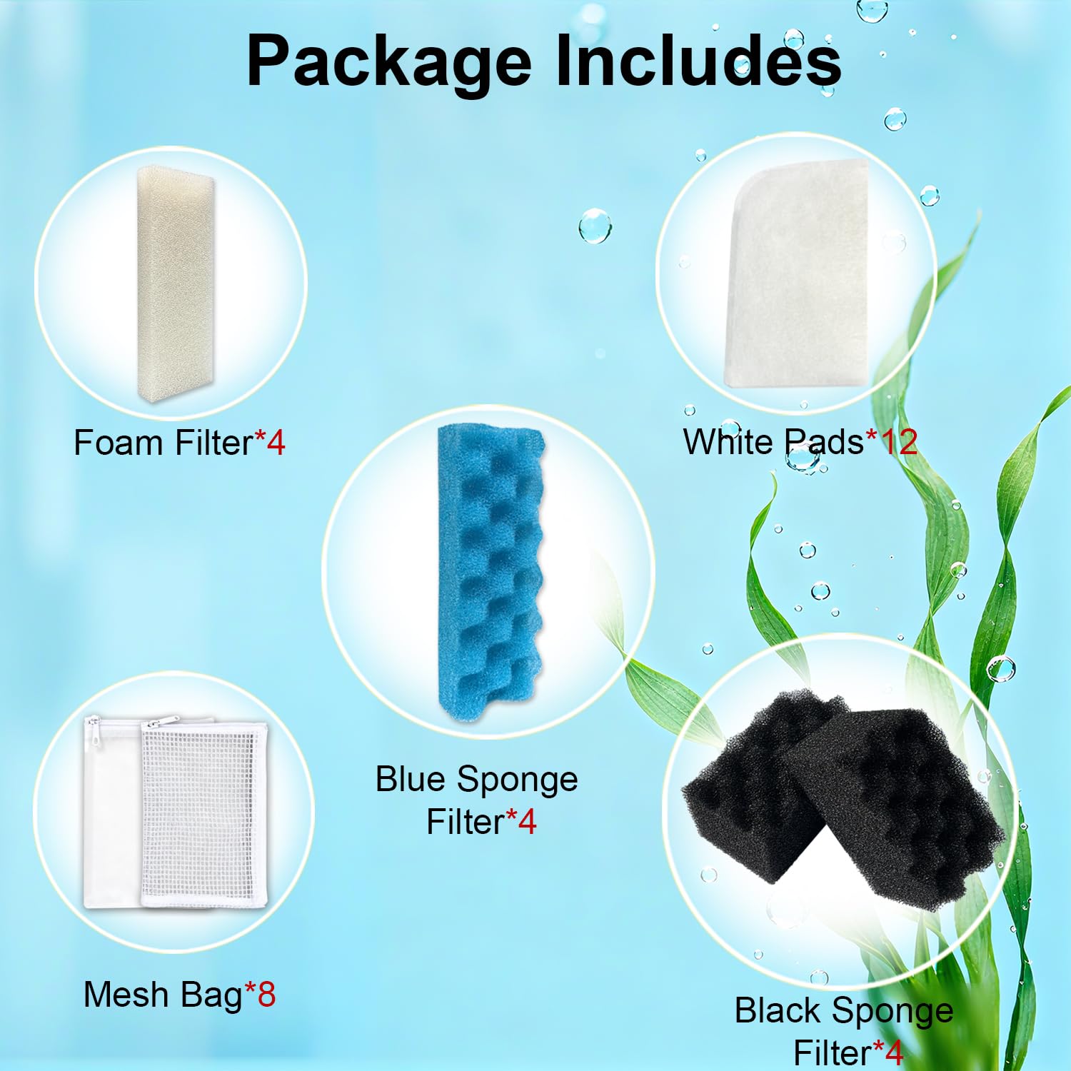 Aolleteau Phosphate-absorbing pad supports water clarity and algae control