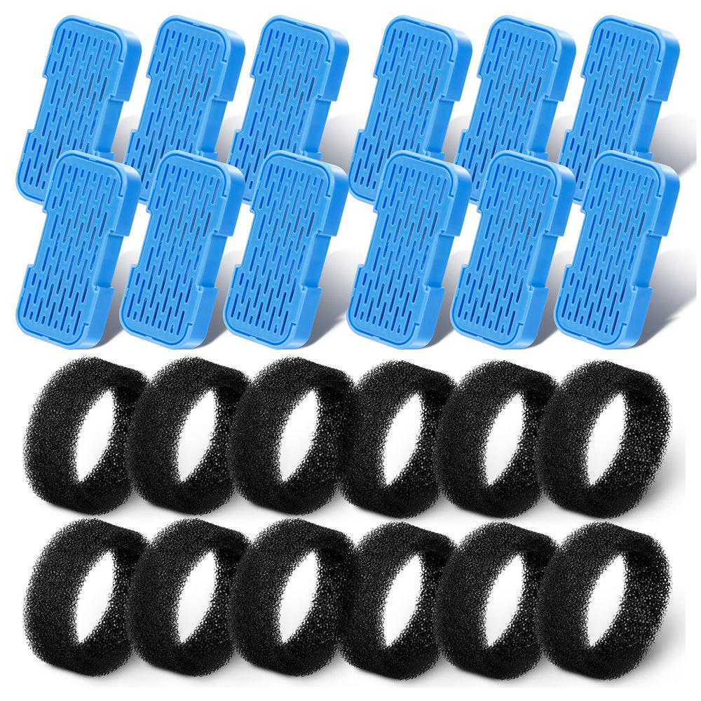 AONBOY cat fountain filters pack provides twelve carbon filters for odor control.