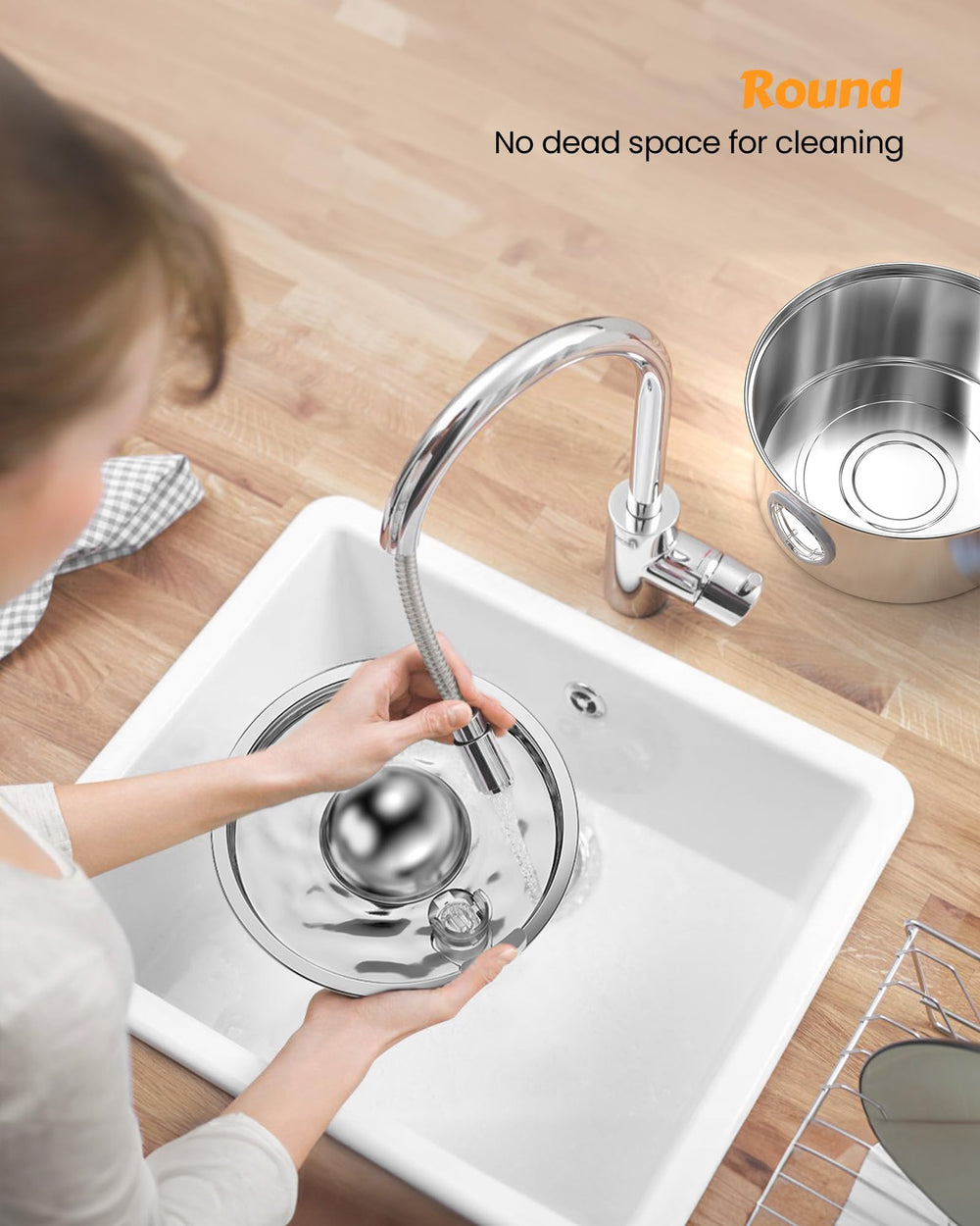 AONBOY built-in water tap for convenient, controlled flow.