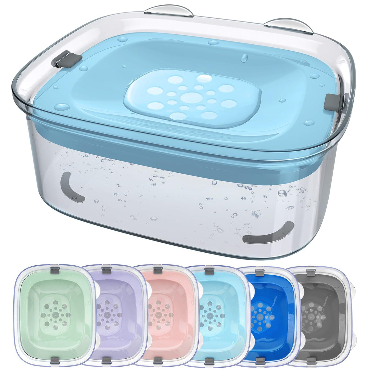 AONKEY 3L dog water bowl with no-spill design keeps floors dry