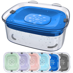AONKEY 3L dog water bowl no-spill design keeps fur dry.