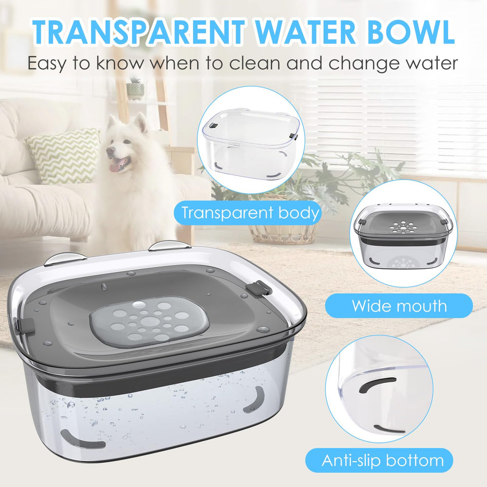 AONKEY anti-spill system with silicone plugs minimizes mess around feeding areas.