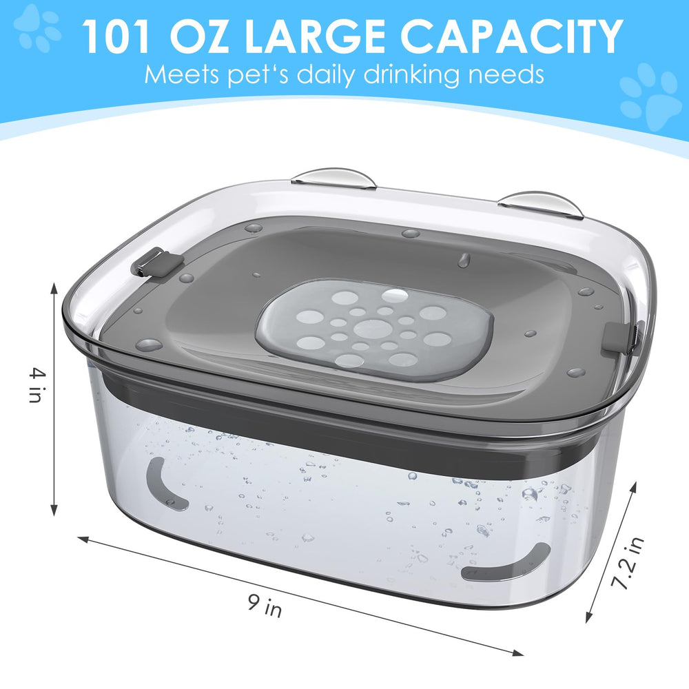AONKEY dishwasher-safe dog water bowl offers quick, convenient cleaning after outings.