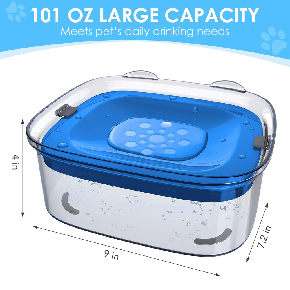 AONKEY dishwasher-safe dog water bowl for easy cleaning.