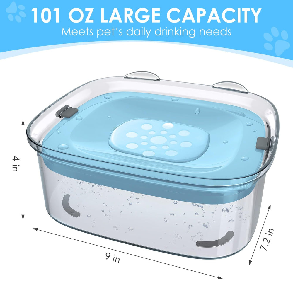AONKEY sky-blue bowl lets you monitor water level easily