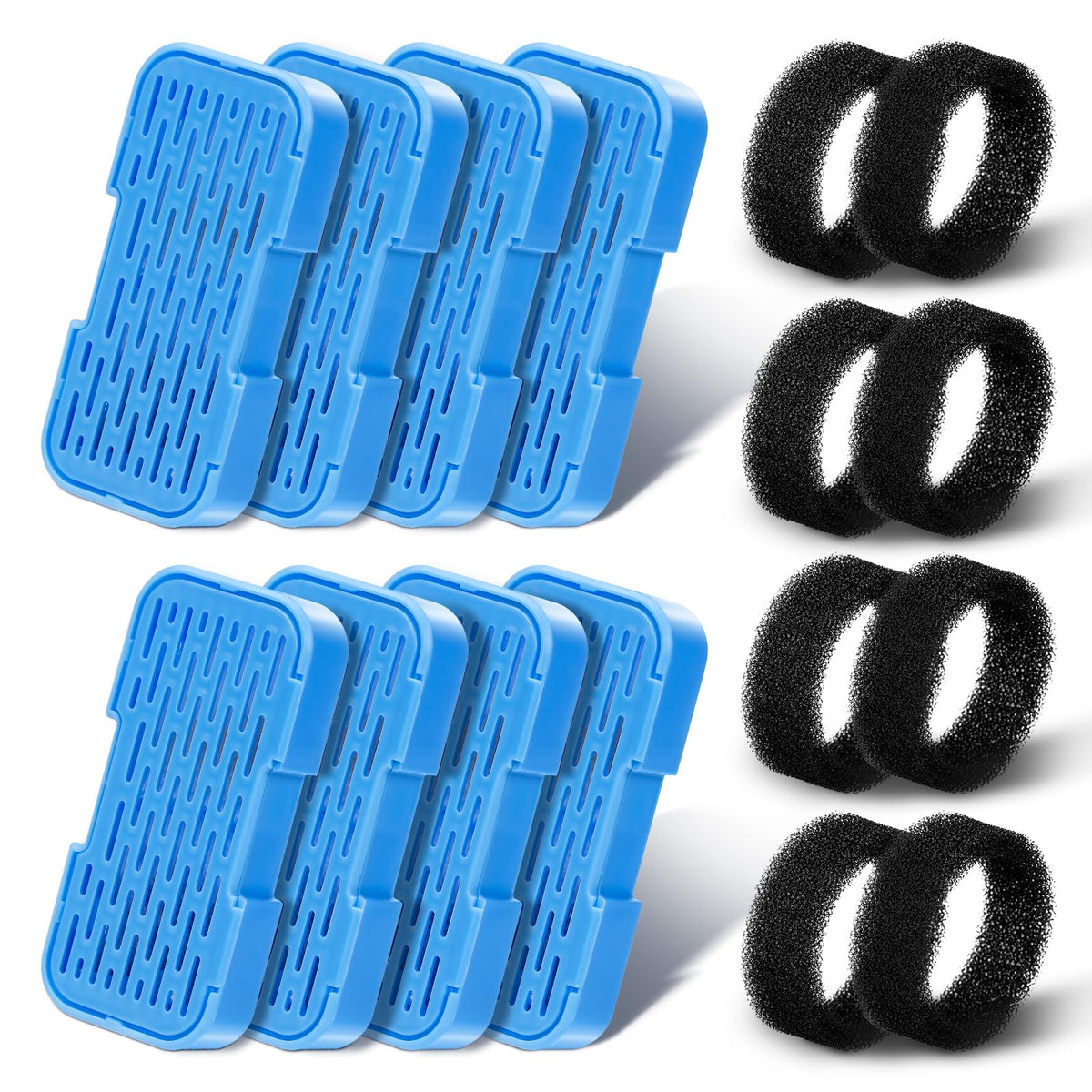AOOGITF cat fountain filters pack for easy replacements and crisp water.